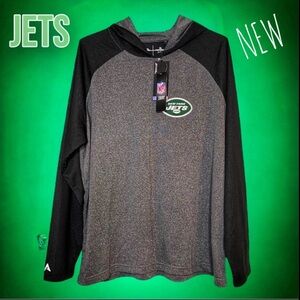 N.Y. JETS Hoodie, Branded NFL Logo, NWT, XL